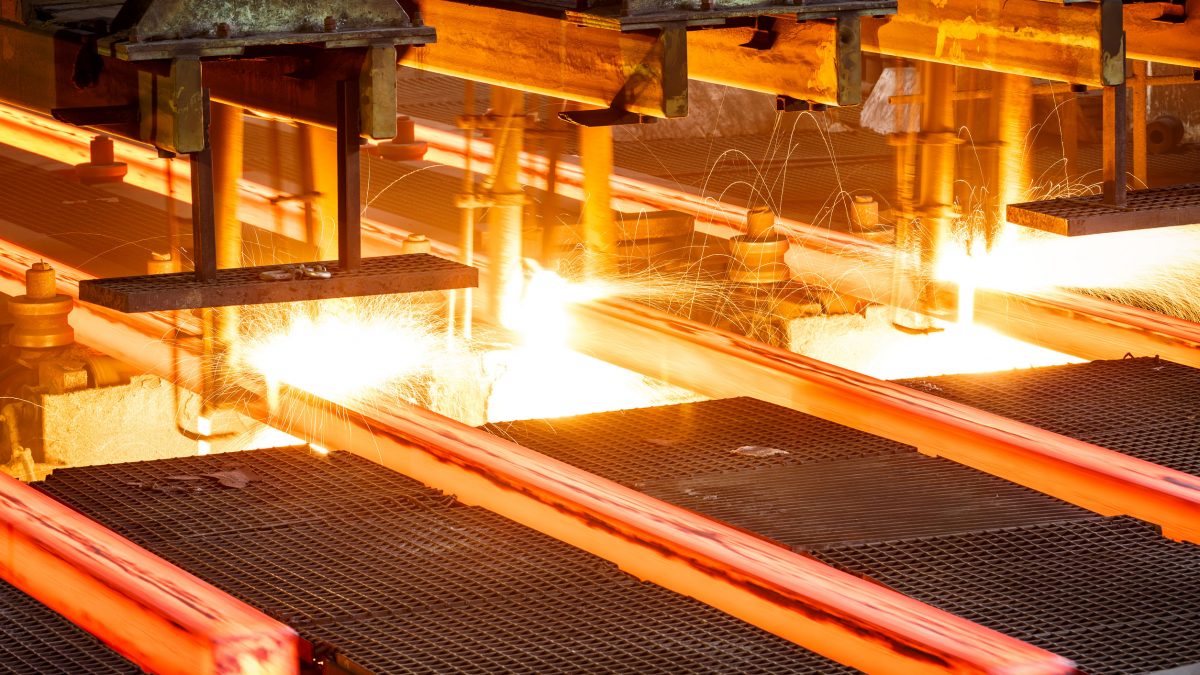 Steel production industry