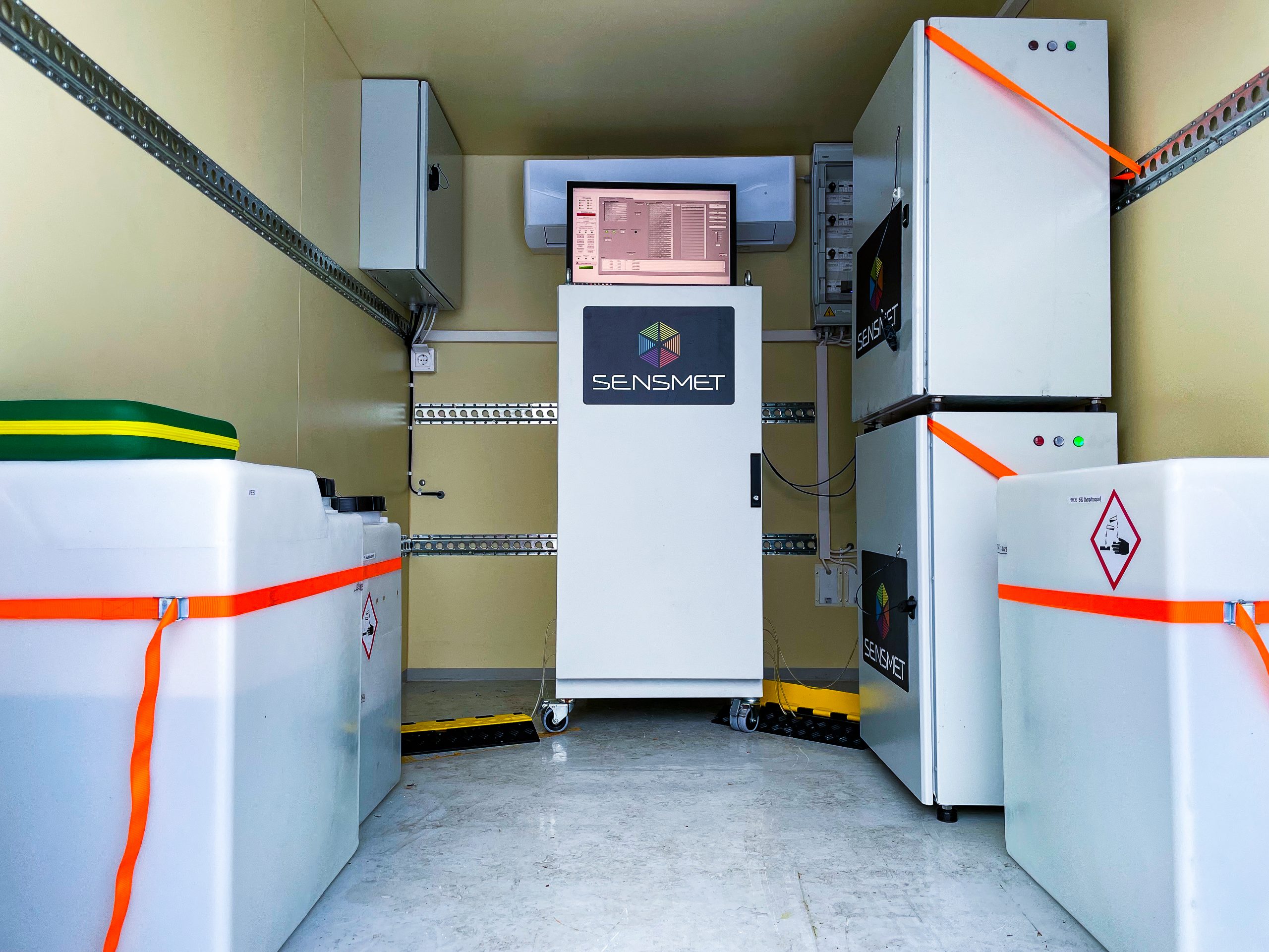 Sensmet mobile measurement container